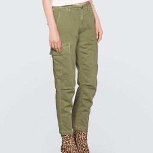 RE/DONE Green Cargo Pants